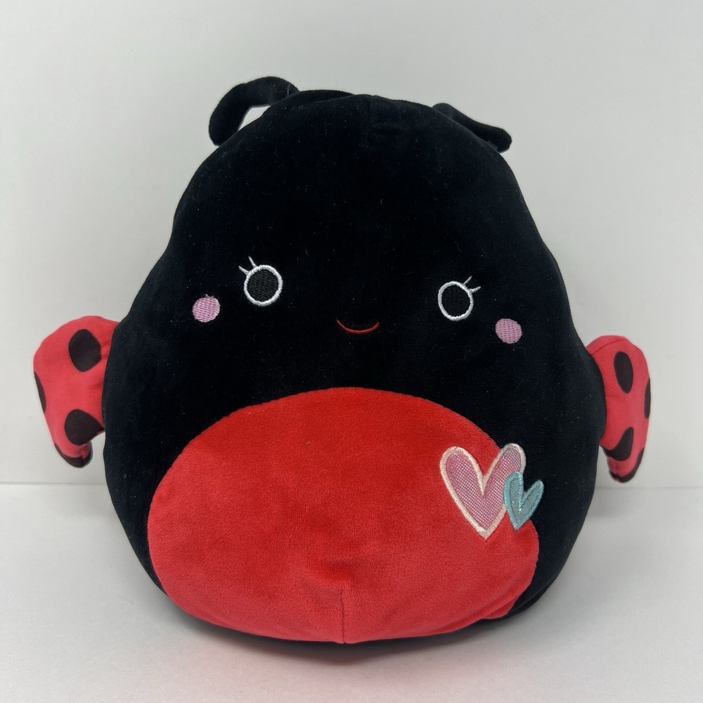 Squishmallows Trudy Ladybug Plush 8" Soft Cuddly Stuffed Animal Toy Gift